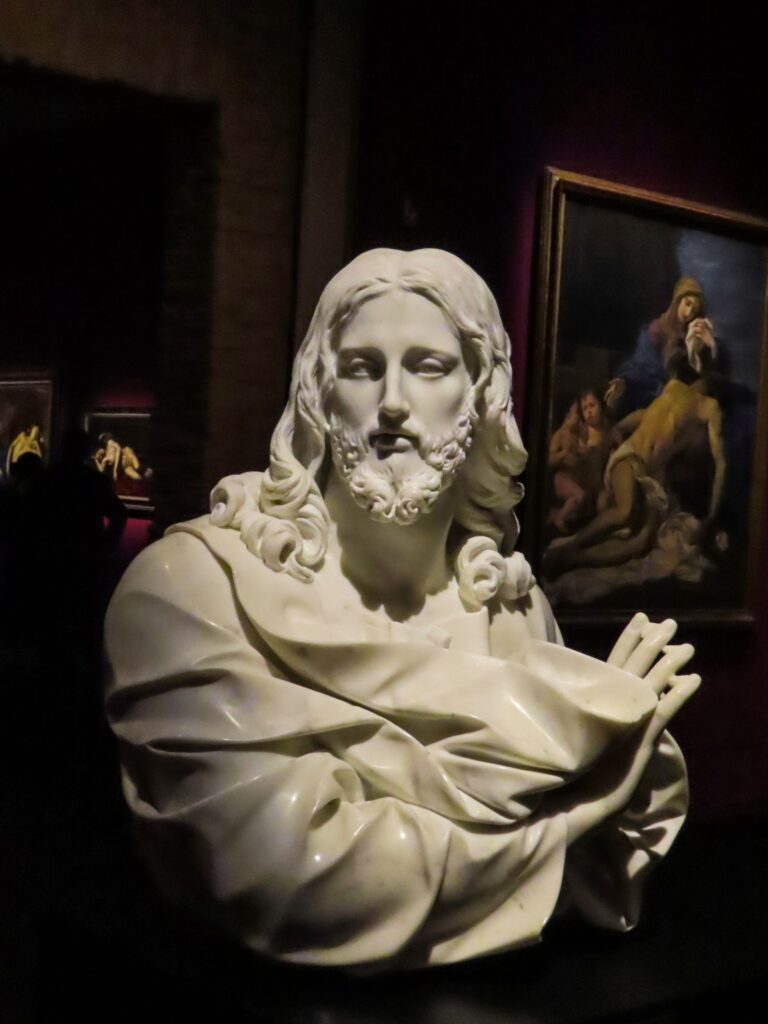 Busto del Salvatore di Gian Lorenzo Bernini alla Mostra Barocco Forlì 2026 – arte e cultura raggiungibile comodamente dal tuo B&B e hotel con ottime recensioni per visitare Museo San Domenico a Forlì.